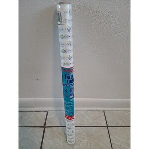 Vtg Con-tact Brand Shelf Liner Paper Self Adhesive Stchry Ros Mat‎ 5 ft X 20"